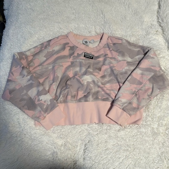 Adidas Originals Cropped Sweatshirt - Picture 1 of 5